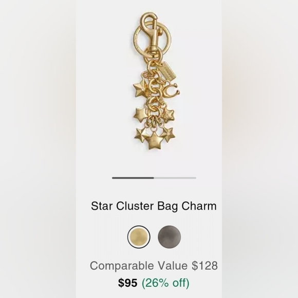 Coach Star Gold Keychains - Picture 4 of 4